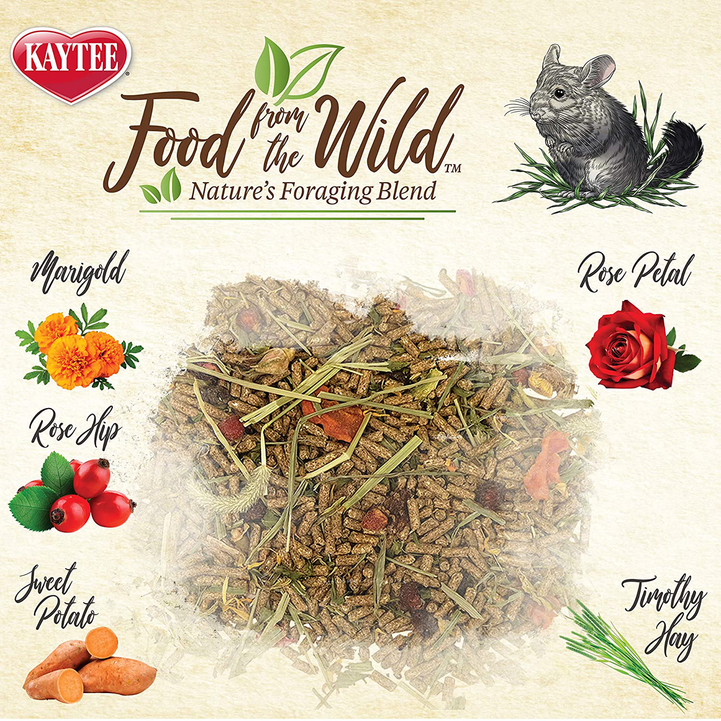 Food from the Wild Chinchilla Animals & Pet Supplies > Pet Supplies > Small Animal Supplies > Small Animal Food Kaytee   