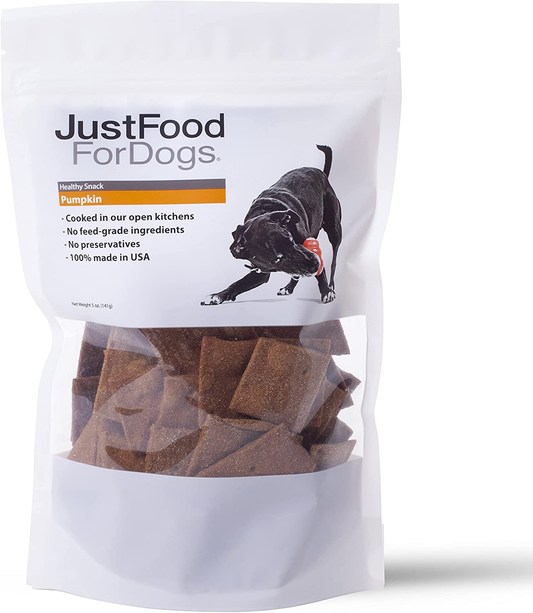 Justfoodfordogs Fresh Dog Treats, Whole Food Snacks for Puppies & Adults Animals & Pet Supplies > Pet Supplies > Bird Supplies > Bird Treats JustFoodForDogs Pumpkin  