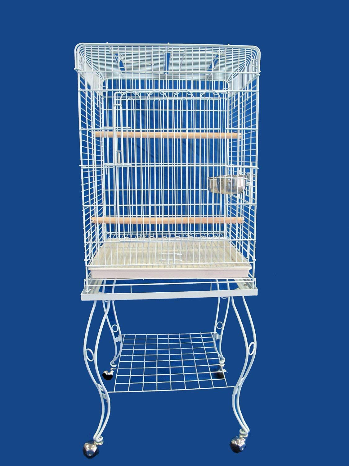 Mcage 2 Color, 20-Inch Open Plays Top Parrot Lovebird Cockatiel Cockatiels Parakeets Cage with Removable Stand Animals & Pet Supplies > Pet Supplies > Bird Supplies > Bird Cages & Stands Mcage   