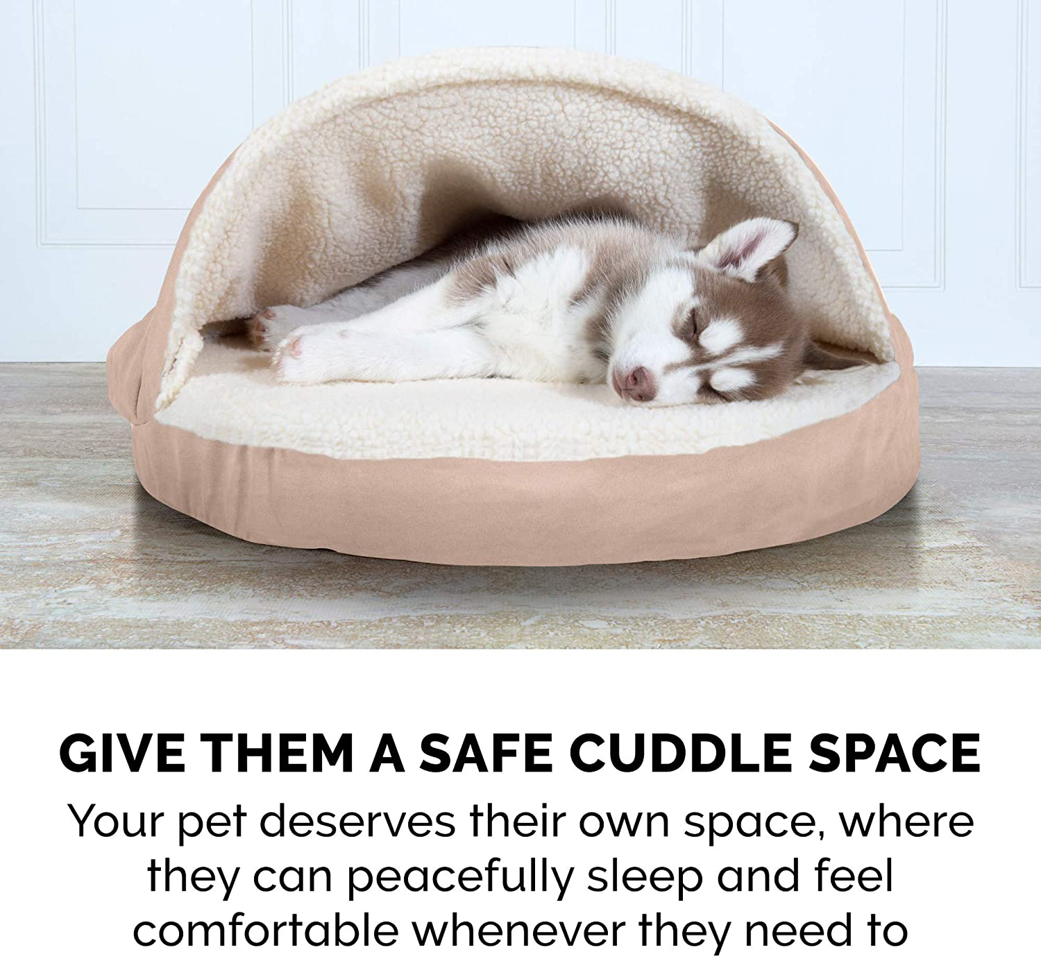 Furhaven Cozy Pet Beds for Small, Medium, and Large Dogs and Cats - Snuggery Hooded Burrowing Cave Tent, Deep Dish Cushion Donut Dog Bed with Attached Blanket, and More Animals & Pet Supplies > Pet Supplies > Cat Supplies > Cat Furniture Furhaven   