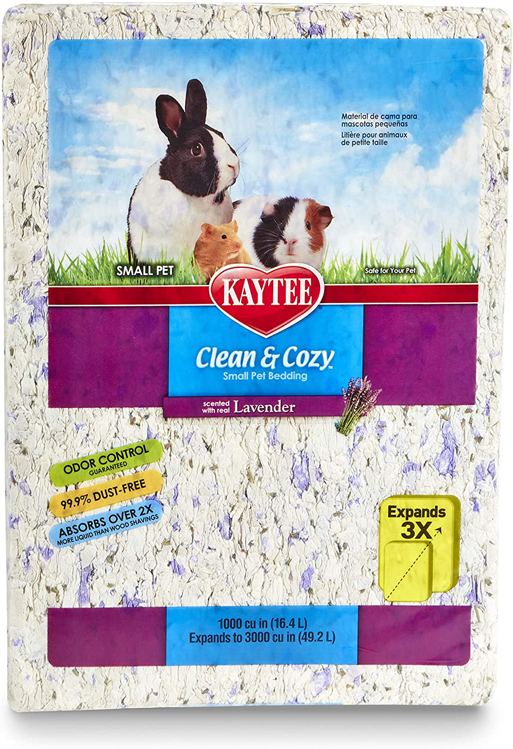 Kaytee Clean & Cozy Lavender Bedding