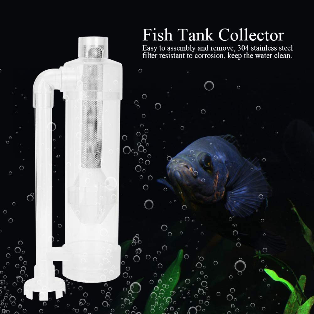 TOPINCN Fish Tank Waste Collector Transparent Aquarium Waste Remover Filter Cleaning Tool Equipment Animals & Pet Supplies > Pet Supplies > Fish Supplies > Aquarium Cleaning Supplies TOPINCN   