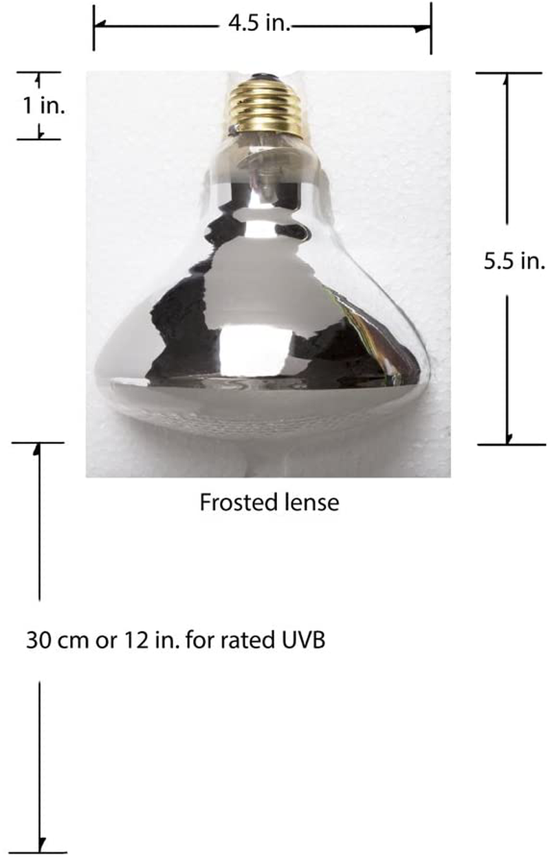 UVB Light and UVA 2-In-1 Light Bulb 100W for Bearded Dragons and Reptiles (180-200 UVB) Animals & Pet Supplies > Pet Supplies > Reptile & Amphibian Supplies > Reptile & Amphibian Habitat Heating & Lighting MyComfyPets   