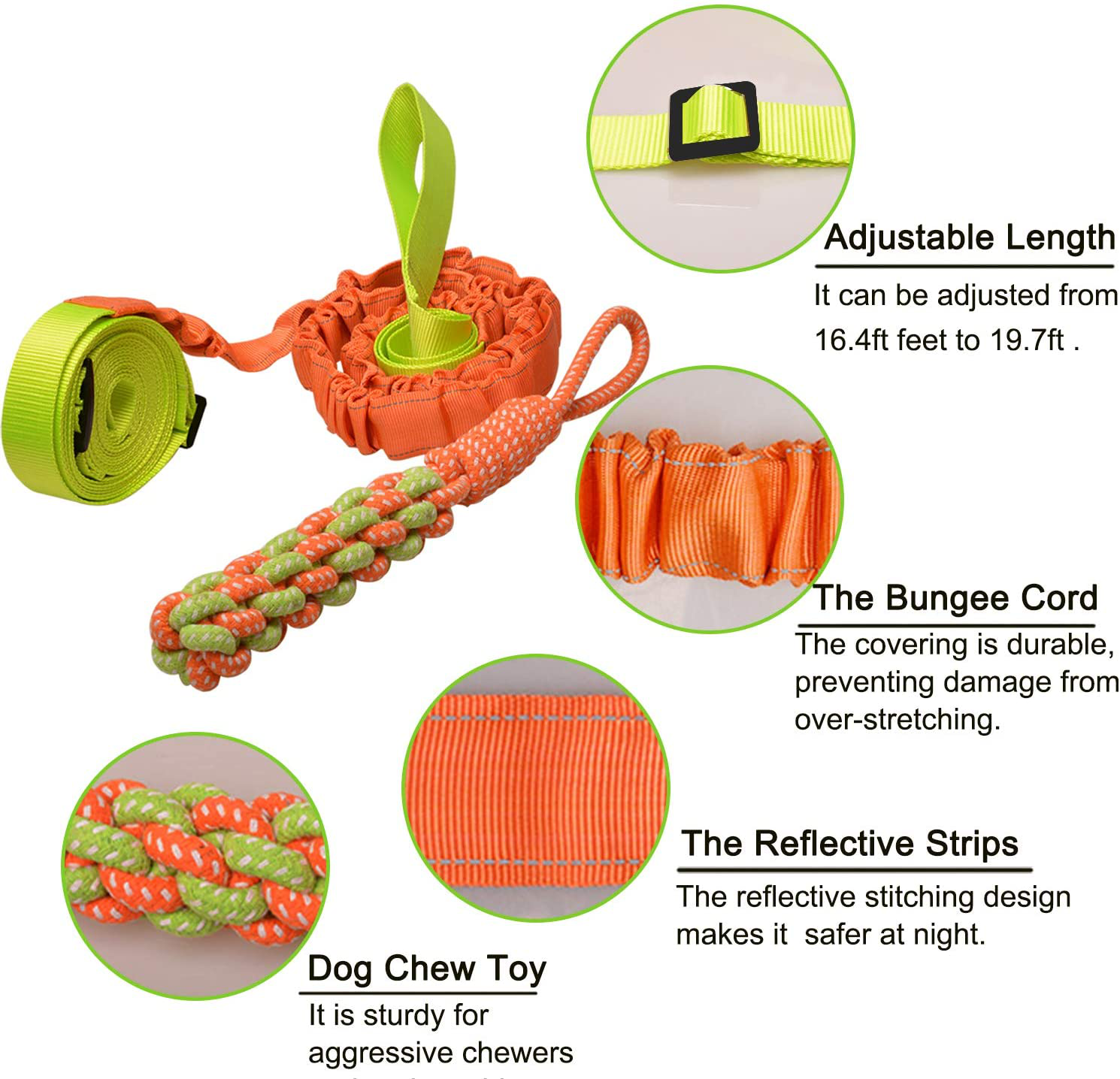 Outdoor Hanging Bungee Dog Tug Toy,Interactive Tug-Of-War Game for Pitbull & Small to Large Dogs,Durable Tugger to Exercise and Fun Solo Play with a Indestructible Rope Chew Toy Animals & Pet Supplies > Pet Supplies > Dog Supplies > Dog Toys PICK FOR LIFE   