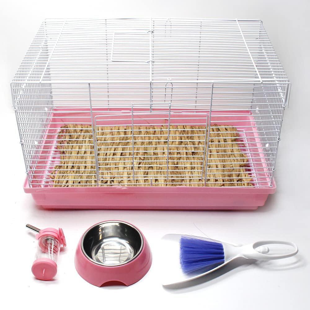 Rabbit Cage Small Rabbit Cages Animal Cages for Rabbits Small Animal Cage Habitat with Accessories for Boys&Girls