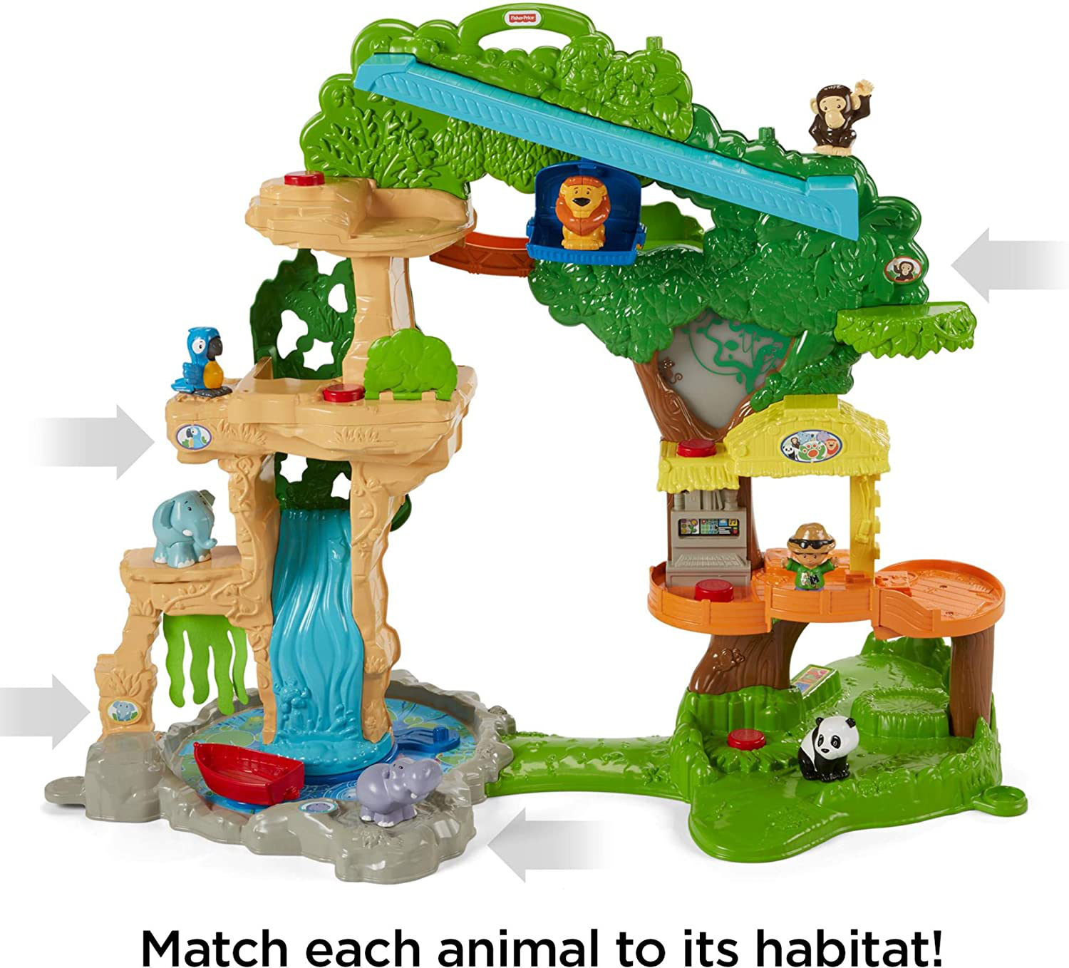 Fisher-Price Little People Happy Animals Habitat