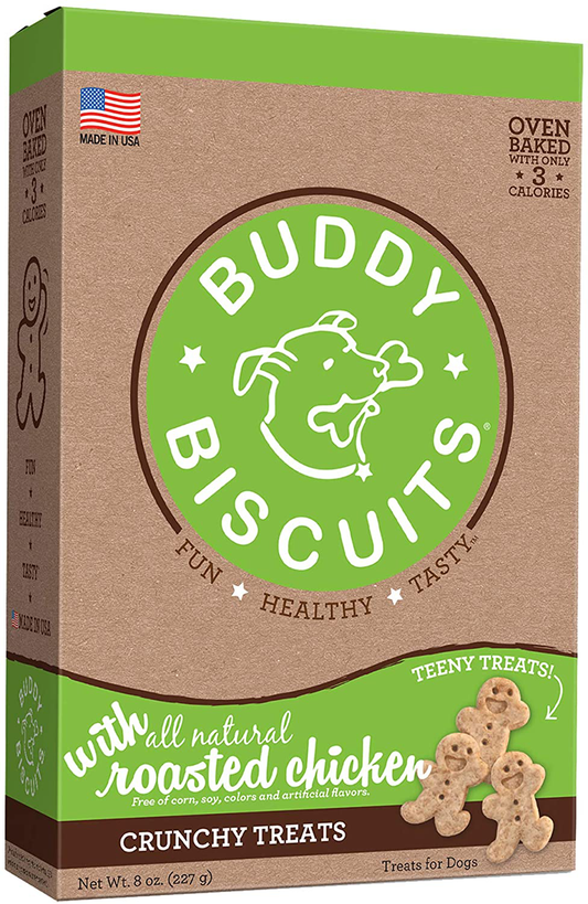 Cloud Star Itty Bitty Buddy Biscuits - Roasted Chicken Flavor - 8Oz. Animals & Pet Supplies > Pet Supplies > Cat Supplies > Cat Treats Buddy Biscuits   