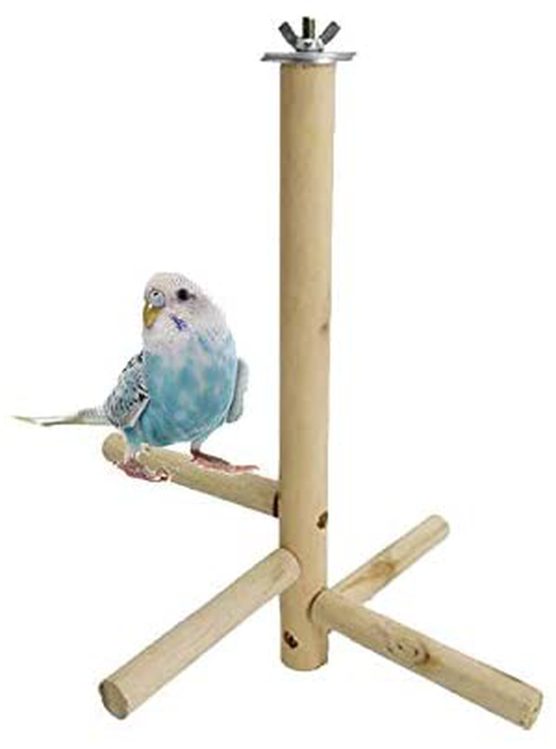 NAPURAL Wyunpets Bird Perch, Parrot Birdcage Stand Natural Toys Natural Wooden Activity Branches Climbing Stairs for Conure Parakeet Budgie Cockatiels Lovebirds Animals & Pet Supplies > Pet Supplies > Bird Supplies > Bird Ladders & Perches NAPURAL   