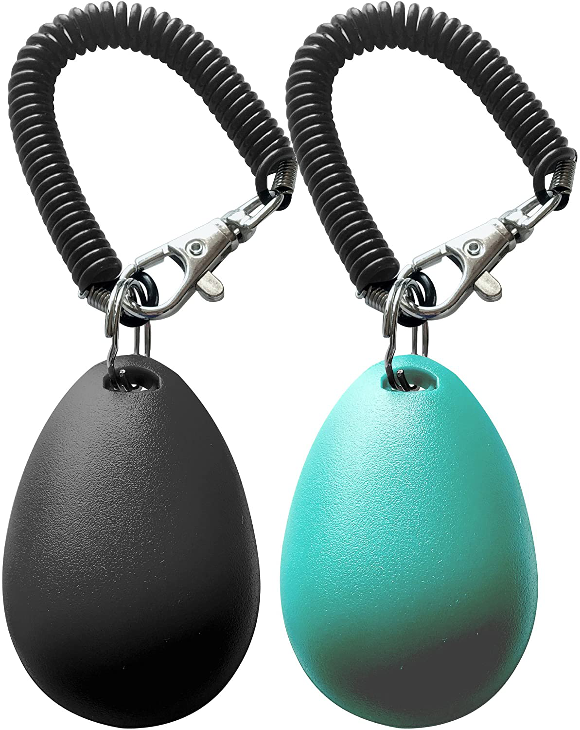 Hoaooo Pet Training Clicker with Wrist Strap - Dog Training Clickers (New Black + Blue) Animals & Pet Supplies > Pet Supplies > Bird Supplies > Bird Treats HoAoOo   