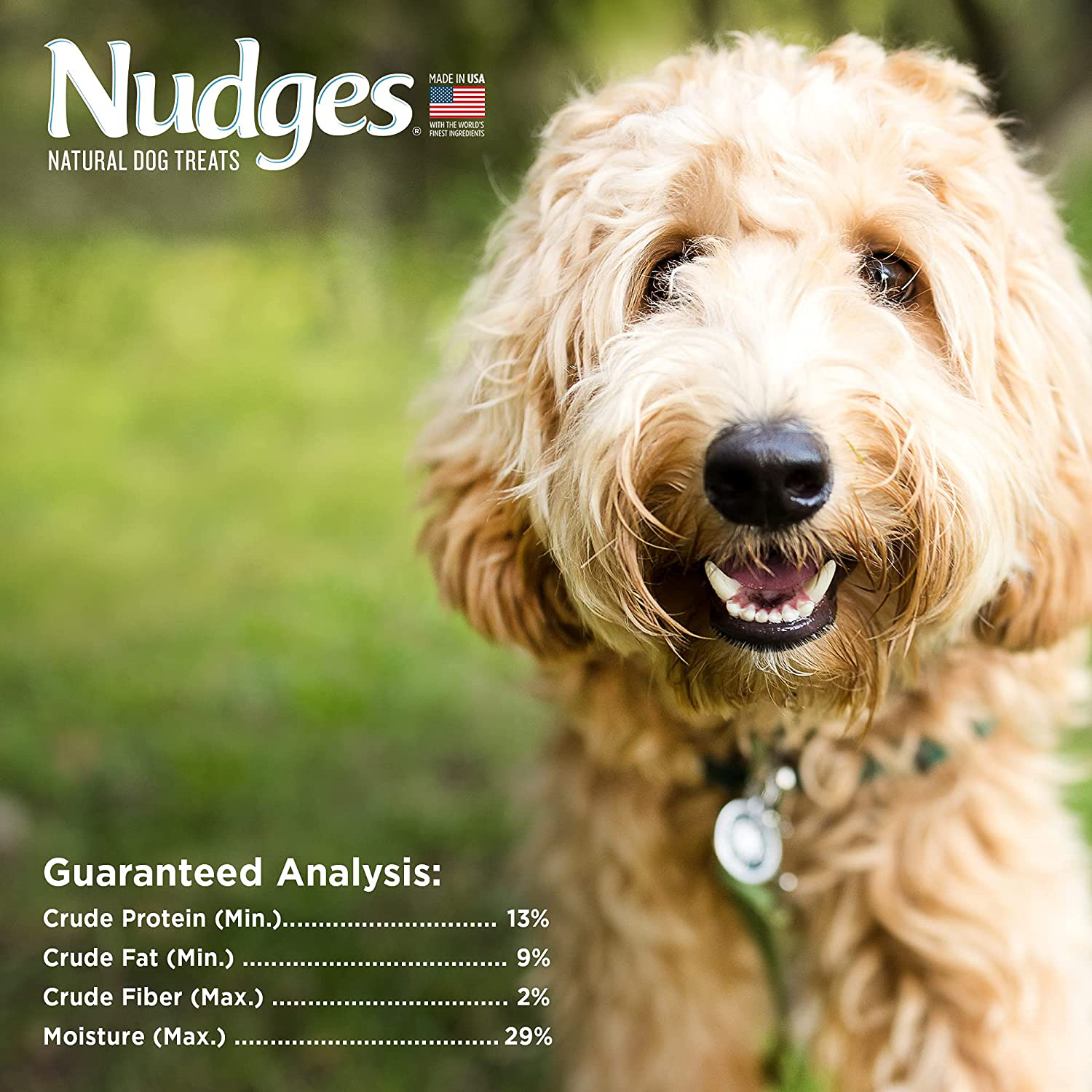 Nudges Natural Dog Treats Homestyle Made with Real Chicken, Peas, and Carrots Animals & Pet Supplies > Pet Supplies > Dog Supplies > Dog Treats Nudges   