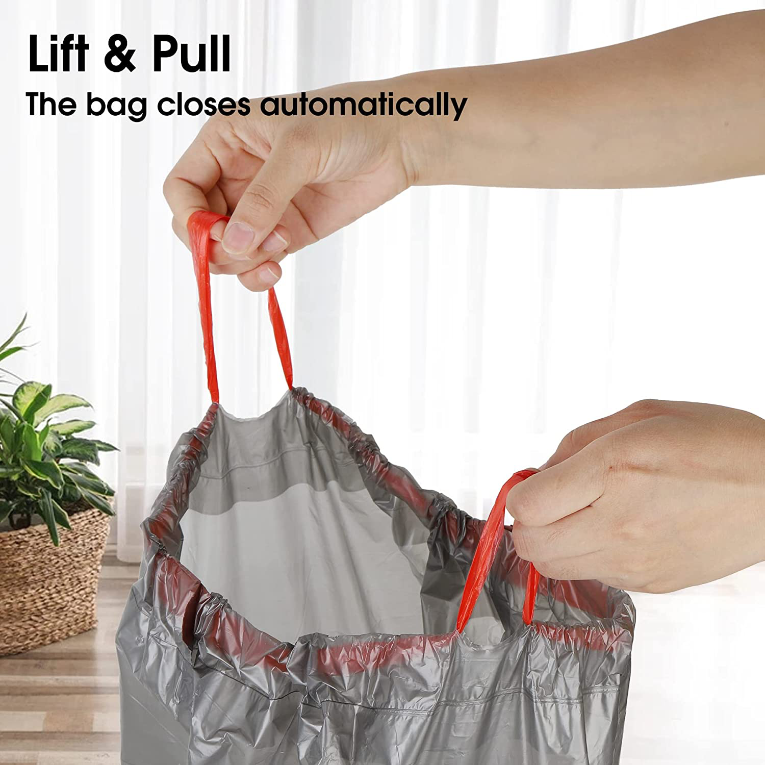 Pet Poop Bags, Pet Daddy Cat Litter Box Liners, Extra Thick and Strong Drawstring Cat Litter Box Bags , 10 Pet Poop Bags per Roll, Each Larbage Bag Measures 20 X 18 Inches(4 Packs) Animals & Pet Supplies > Pet Supplies > Cat Supplies > Cat Litter Box Liners Pet daddy   