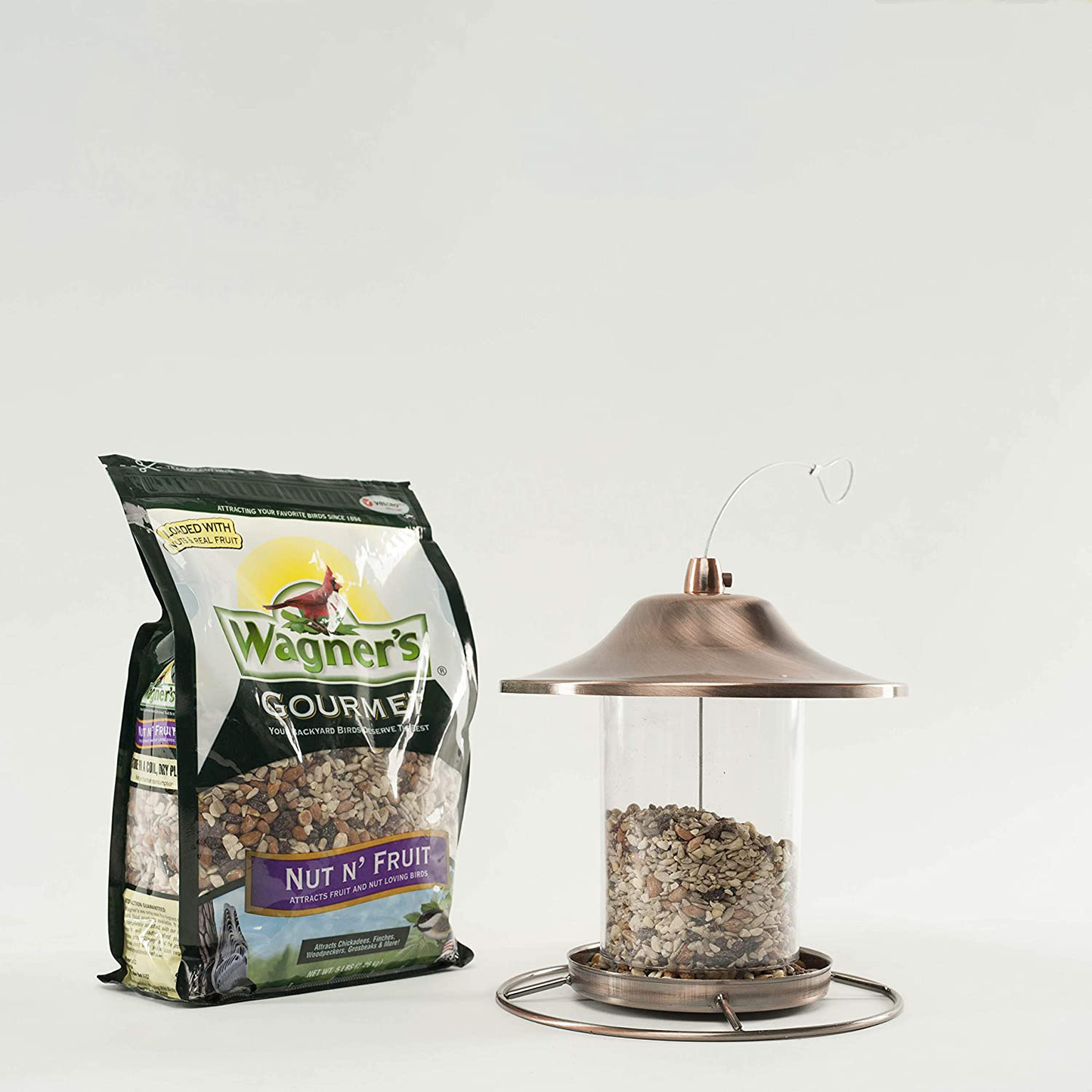 Wagner'S 82072 Gourmet Nut & Fruit Wild Bird Food, 5-Pound Bag Animals & Pet Supplies > Pet Supplies > Bird Supplies > Bird Food Wagner's   