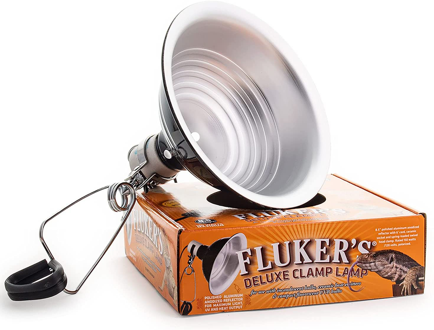 Fluker'S Repta-Clamp Lamp with Switch for Reptiles ( Packaging May Vary )
