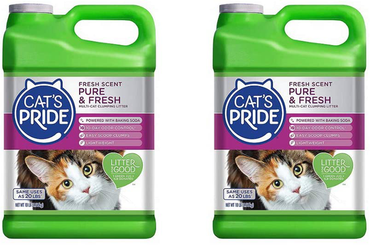 Cat'S Pride Fresh and Light Ultimate Care Lightweight Scented Multi-Cat Litter (20 Lbs.) Animals & Pet Supplies > Pet Supplies > Cat Supplies > Cat Litter Cat's Pride   
