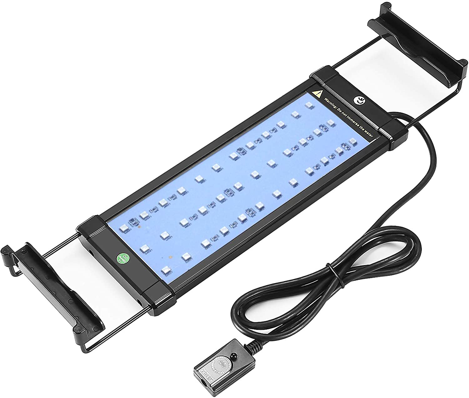 COODIA Aquarium Hood Lighting Color Changing Remote Controlled Dimmable LED Light for Aquarium/Fish Tank (28"--36")