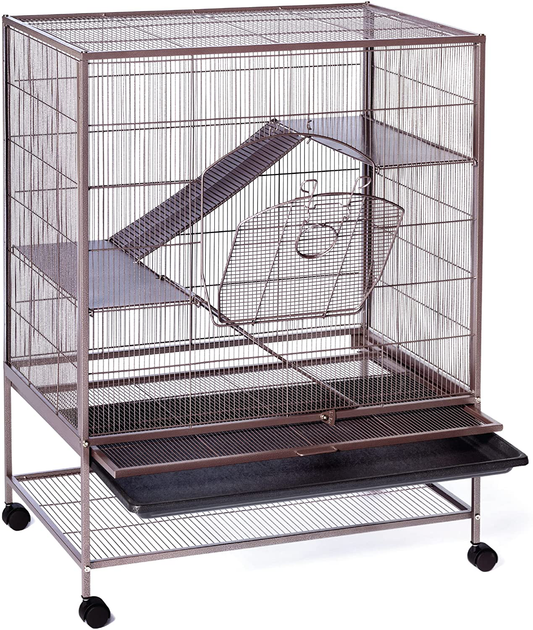 Prevue Rat and Chinchilla Cage 495 Earthtone Dusted Rose, 31 X 20.5 X 40 IN Animals & Pet Supplies > Pet Supplies > Small Animal Supplies > Small Animal Habitats & Cages Prevue   