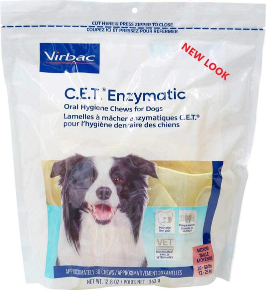 Virbac Animal Health C.E.T. Enzymatic Chews for Dogs Animals & Pet Supplies > Pet Supplies > Small Animal Supplies > Small Animal Treats Virbac   