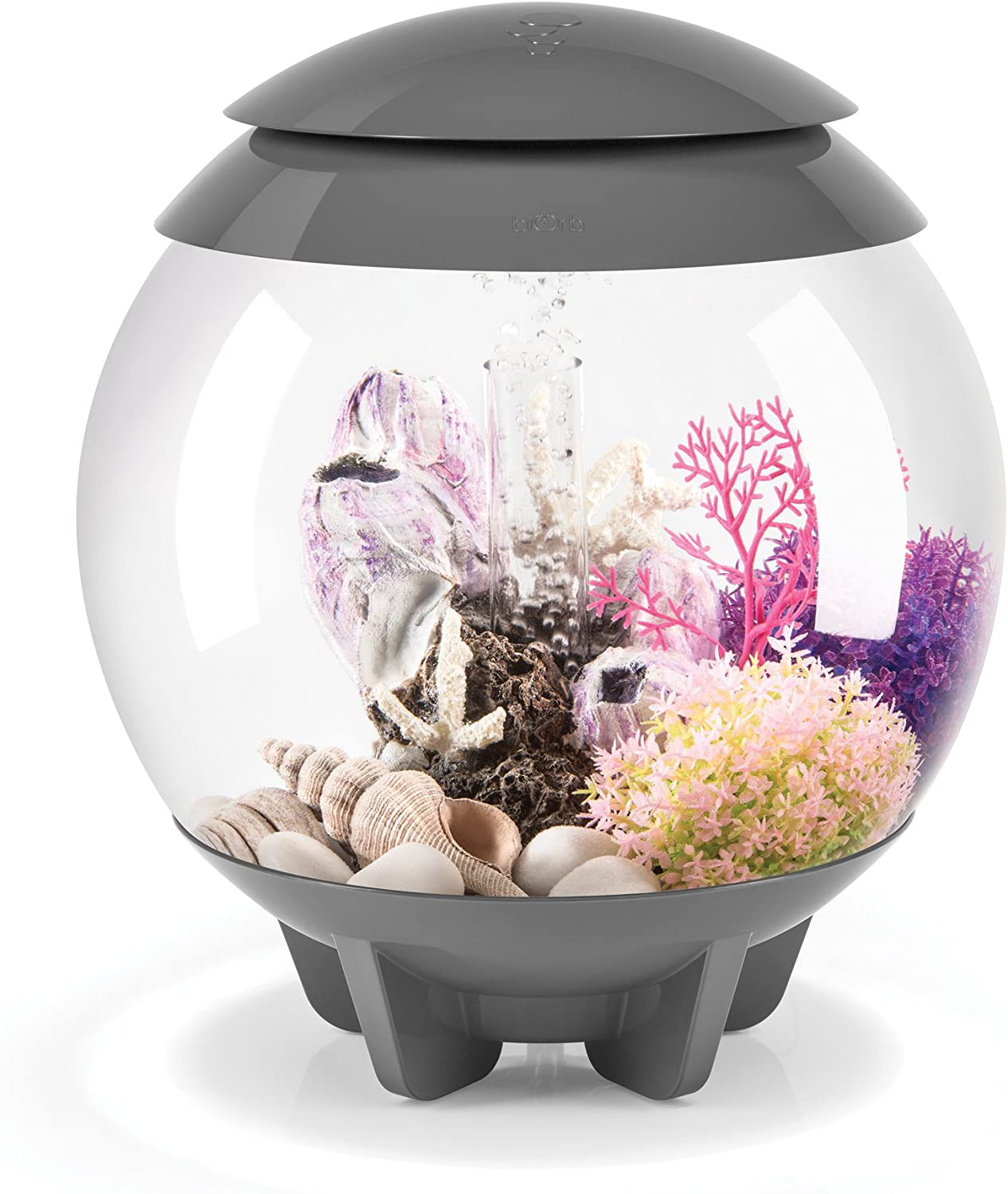 Biorb Halo Aquarium Animals & Pet Supplies > Pet Supplies > Fish Supplies > Aquarium Decor biOrb Grey MCR Lighting 4 Gallon