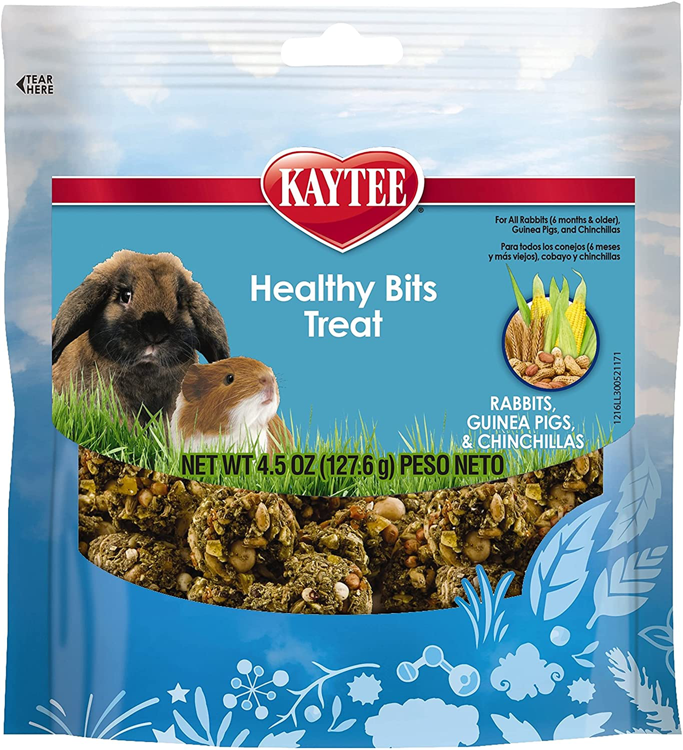 Kaytee Healthy Bits Treat Rabbit and Guinea Pig 4.5 Oz Animals & Pet Supplies > Pet Supplies > Bird Supplies > Bird Treats Kaytee   