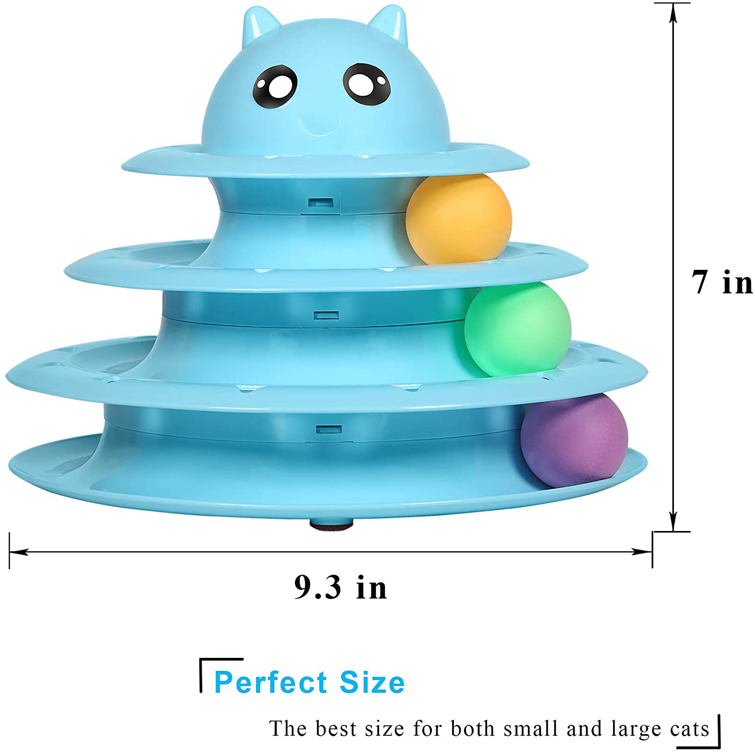 pet cat toys 3 level towers