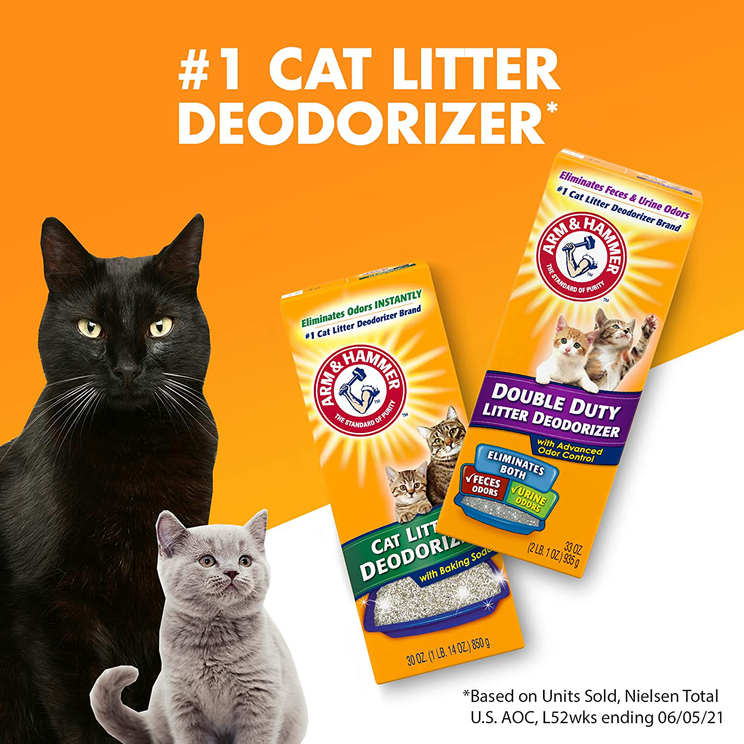 Arm & Hammer Cat Litter Deodorizer, 20 Oz. Animals & Pet Supplies > Pet Supplies > Cat Supplies > Cat Litter Arm & Hammer   