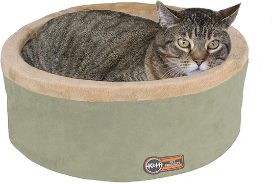 K&H Pet Products Thermo-Kitty Heated Cat Bed Animals & Pet Supplies > Pet Supplies > Cat Supplies > Cat Beds K&H PET PRODUCTS Recyclable Box Large (20 in) 