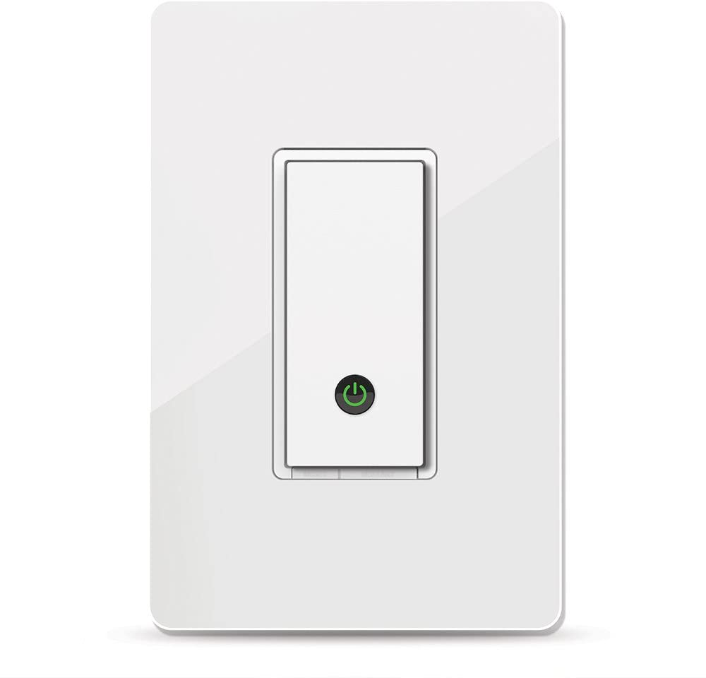 Wemo F7C030Fc Light Switch, Wifi Enabled, Works with Alexa and the Google Assistant Animals & Pet Supplies > Pet Supplies > Fish Supplies > Aquarium Cleaning Supplies WeMo   