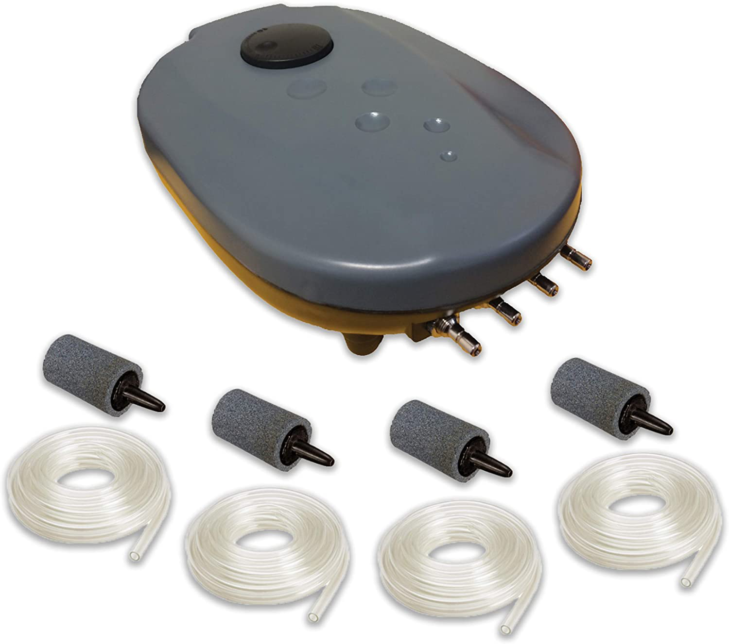 HALF off PONDS Patriot Pond 0.45 Cubic Feet per Minute Air Pump for Aquariums, Tanks, and Ponds to 1,500 Gallons, Water Gardens & Fish Ponds - PA-12 Animals & Pet Supplies > Pet Supplies > Fish Supplies > Aquarium & Pond Tubing HALF OFF PONDS Air Pump Only .42 CFM Ponds to 1,500 Gallons 