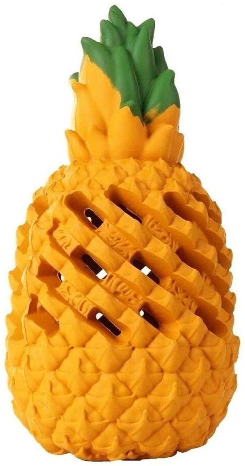 LPHSNR Upgrade Tough Dog Toys for Aggressive Chewers Large Breed and Puppy, Indestructible Dog Chew Toys for Large Small Dogs Interactive, Boredom Treat Dispensing Toys Teeth Clean Pineapple Animals & Pet Supplies > Pet Supplies > Dog Supplies > Dog Toys LPHSNR Orange Pineapple Small 4.3IN 