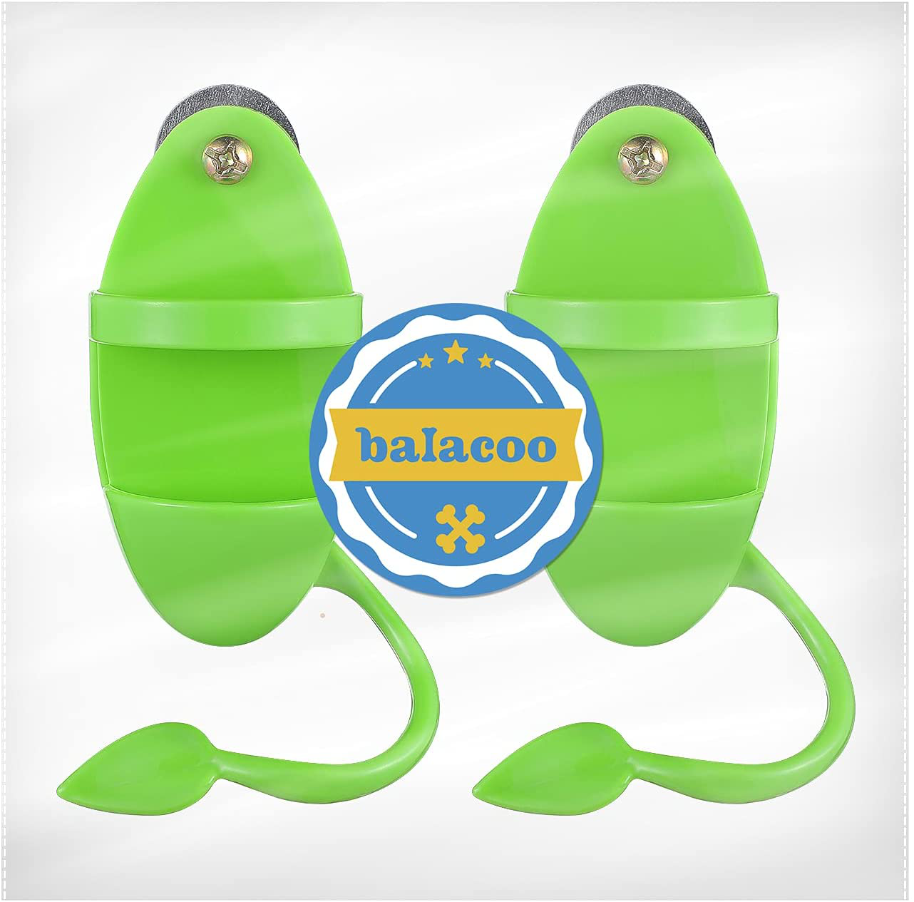 Balacoo 2Pcs Bird Cuttlebone Holder with Perches Plastic Cuddle Bone Feeding Racks Parrot Cage Stands Accessories for Cockatiels Parakeets Budgies Finches Green Animals & Pet Supplies > Pet Supplies > Bird Supplies > Bird Cage Accessories balacoo   
