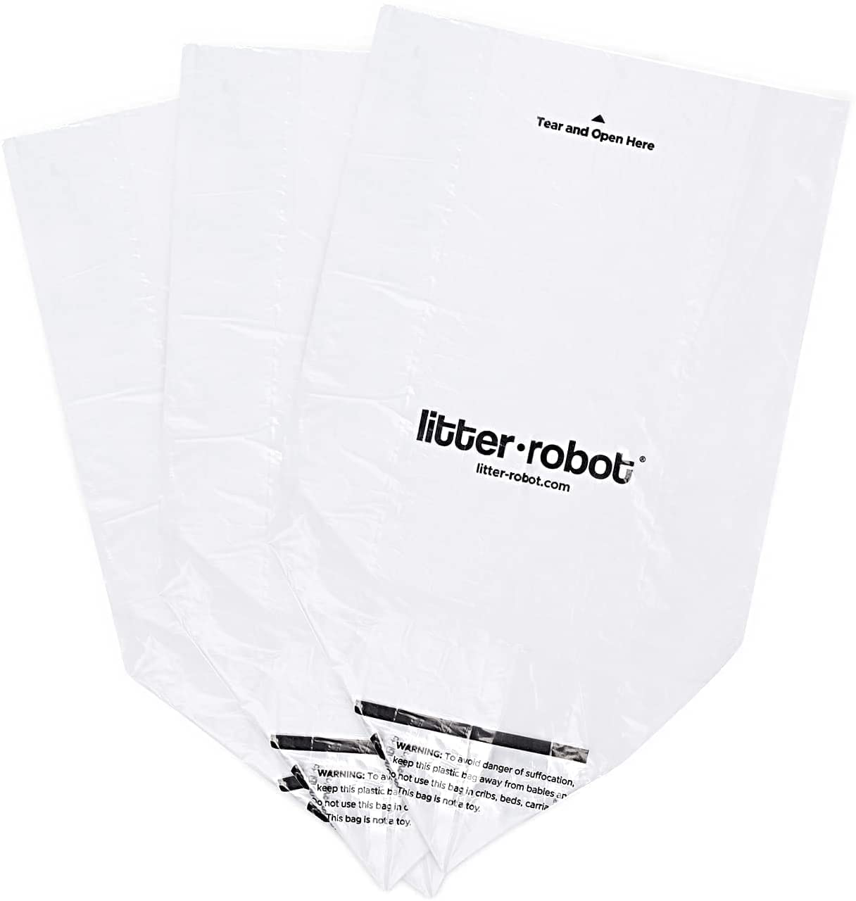 Litter-Robot Waste Drawer Liners by Whisker, 50-Pack - Litter Box Liner Bags, Custom Fit for Litter-Robot 3, 9-11 Gallons of Capacity… Animals & Pet Supplies > Pet Supplies > Cat Supplies > Cat Litter Box Liners Whisker 100 Count (Pack of 1)  