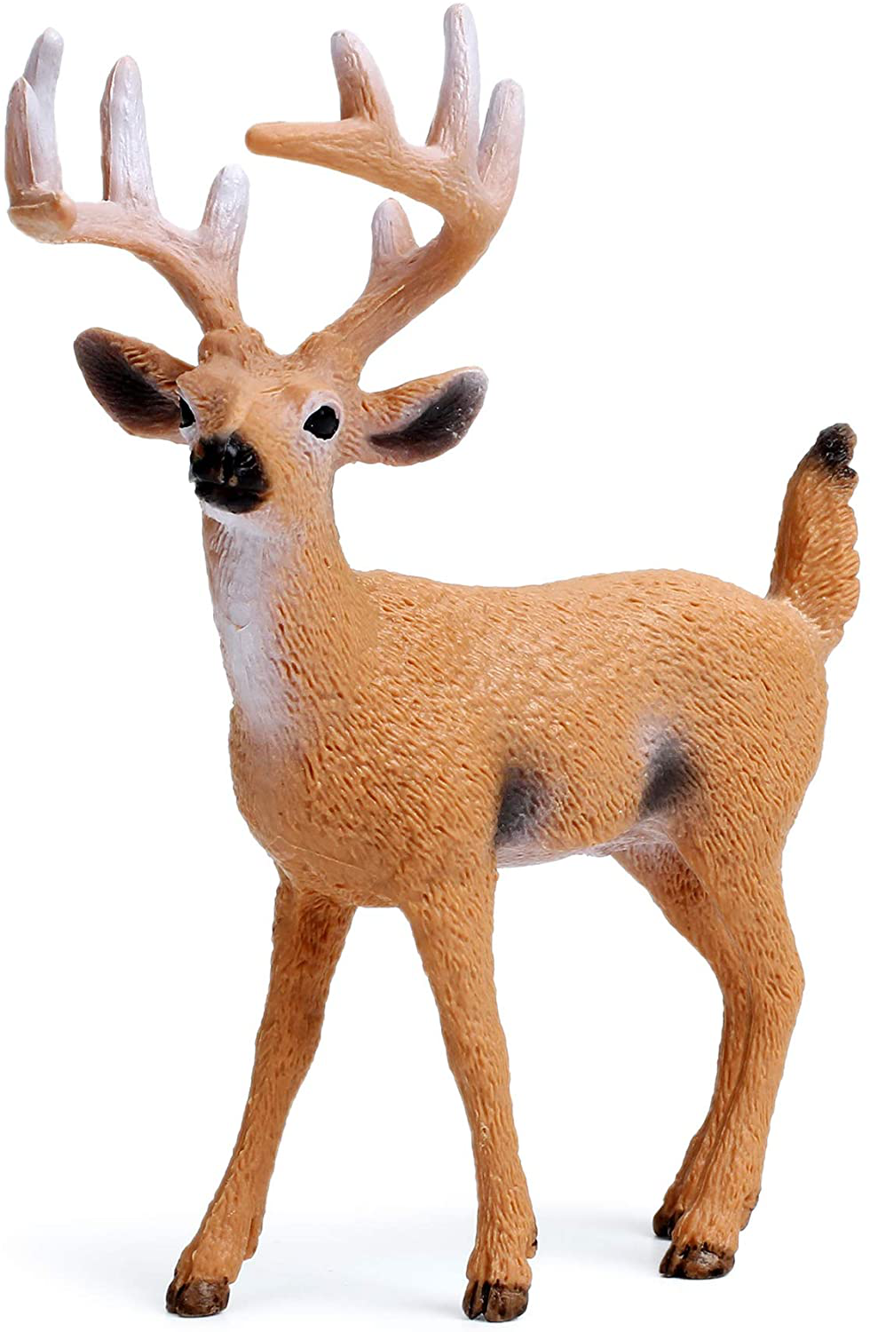 Forest Animals Figures, Woodland Creatures Figurines, Miniature Toys Cake Toppers (Deer Family, Fox, Rabbit, Squirrel)