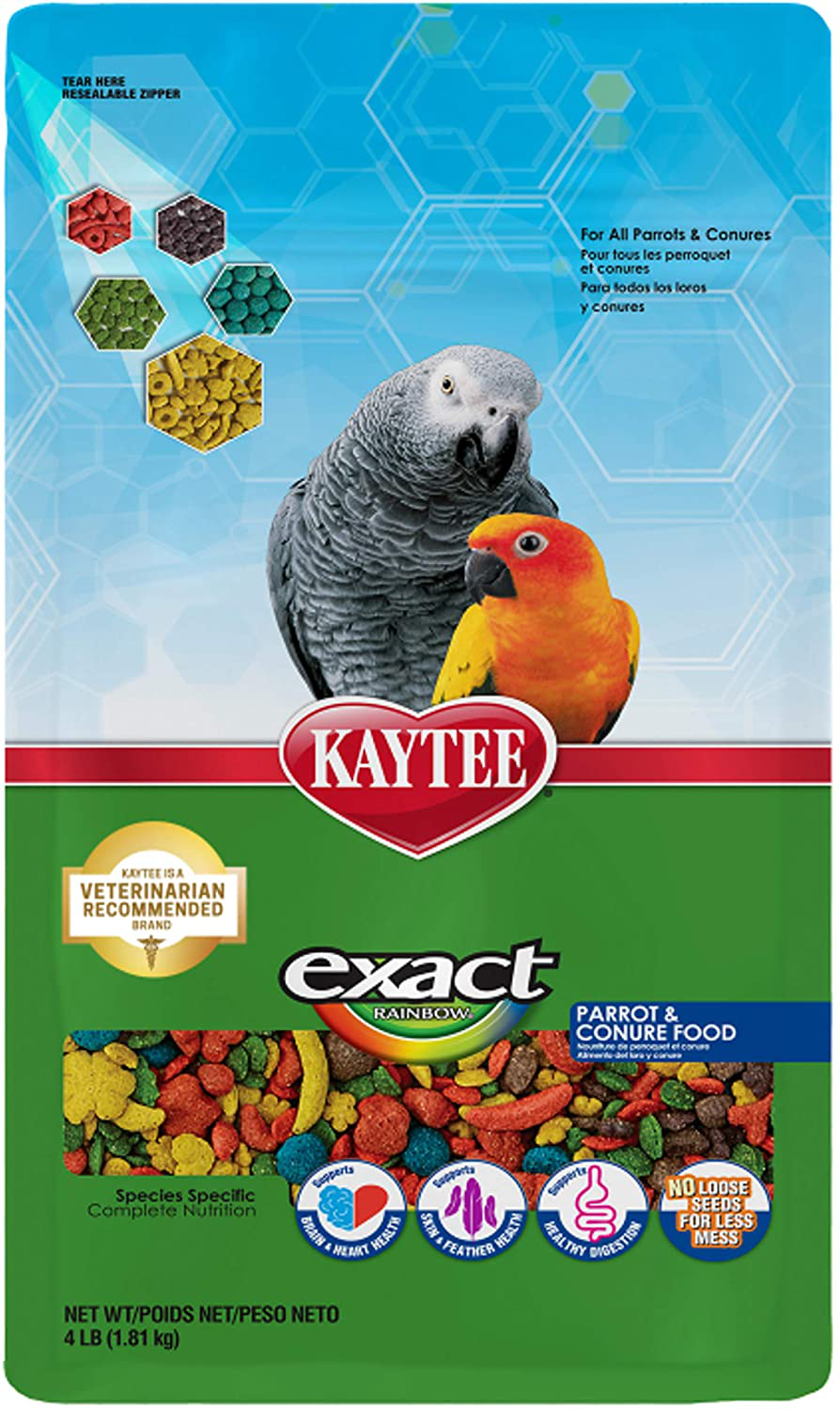 Kaytee Exact Rainbow Parrot & Conure Food
