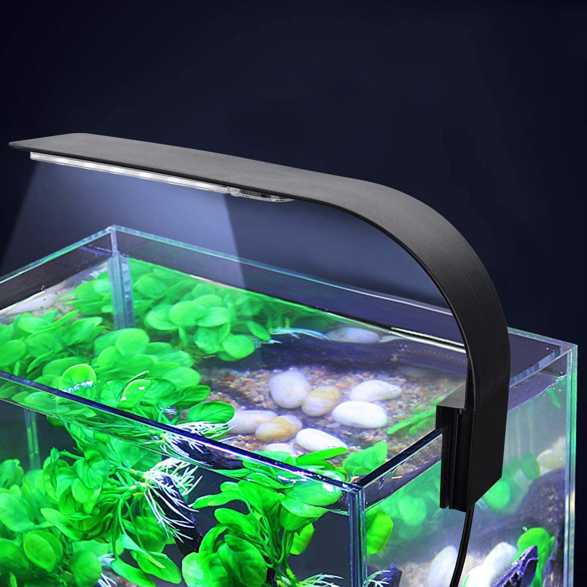 WEAVERBIRD Aquarium Light X5 Virgo 24 LED Aquarium Light 10W Clip-On Lamp Aquatic Plant Lighting