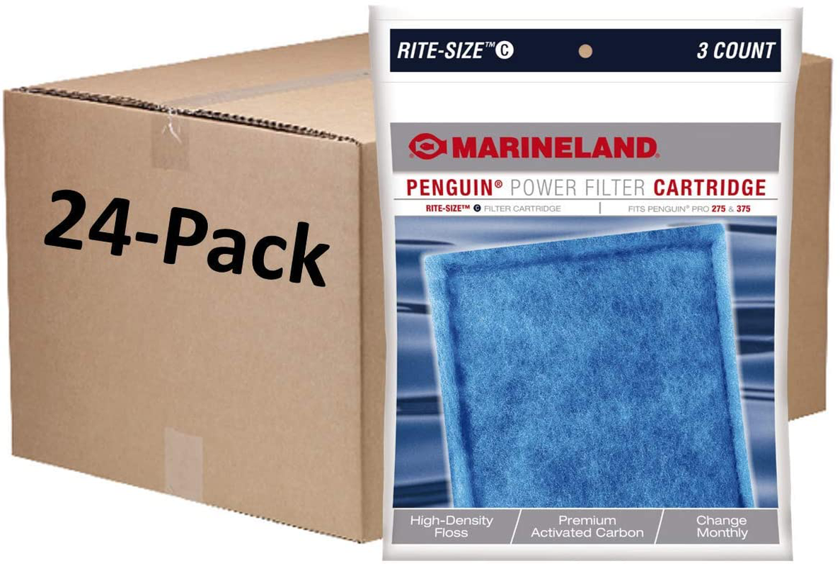 Marineland Penguin Power Filter Rite-Size Cartridge Animals & Pet Supplies > Pet Supplies > Fish Supplies > Aquarium Filters MarineLand Size C 72-Count 
