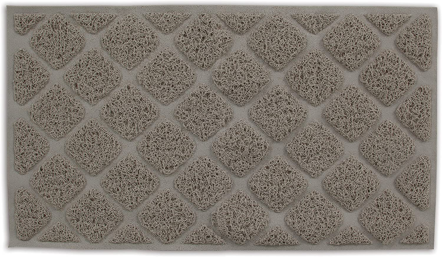 Petmate Grid Litter Catcher Mat, Stone Animals & Pet Supplies > Pet Supplies > Cat Supplies > Cat Litter Box Mats Petmate   