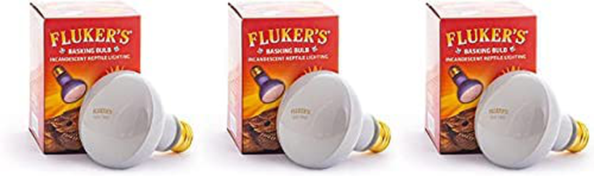 Fluker'S Basking Spotlight Bulbs for Reptiles Animals & Pet Supplies > Pet Supplies > Reptile & Amphibian Supplies > Reptile & Amphibian Habitats Fluker Labs Pack of 3  