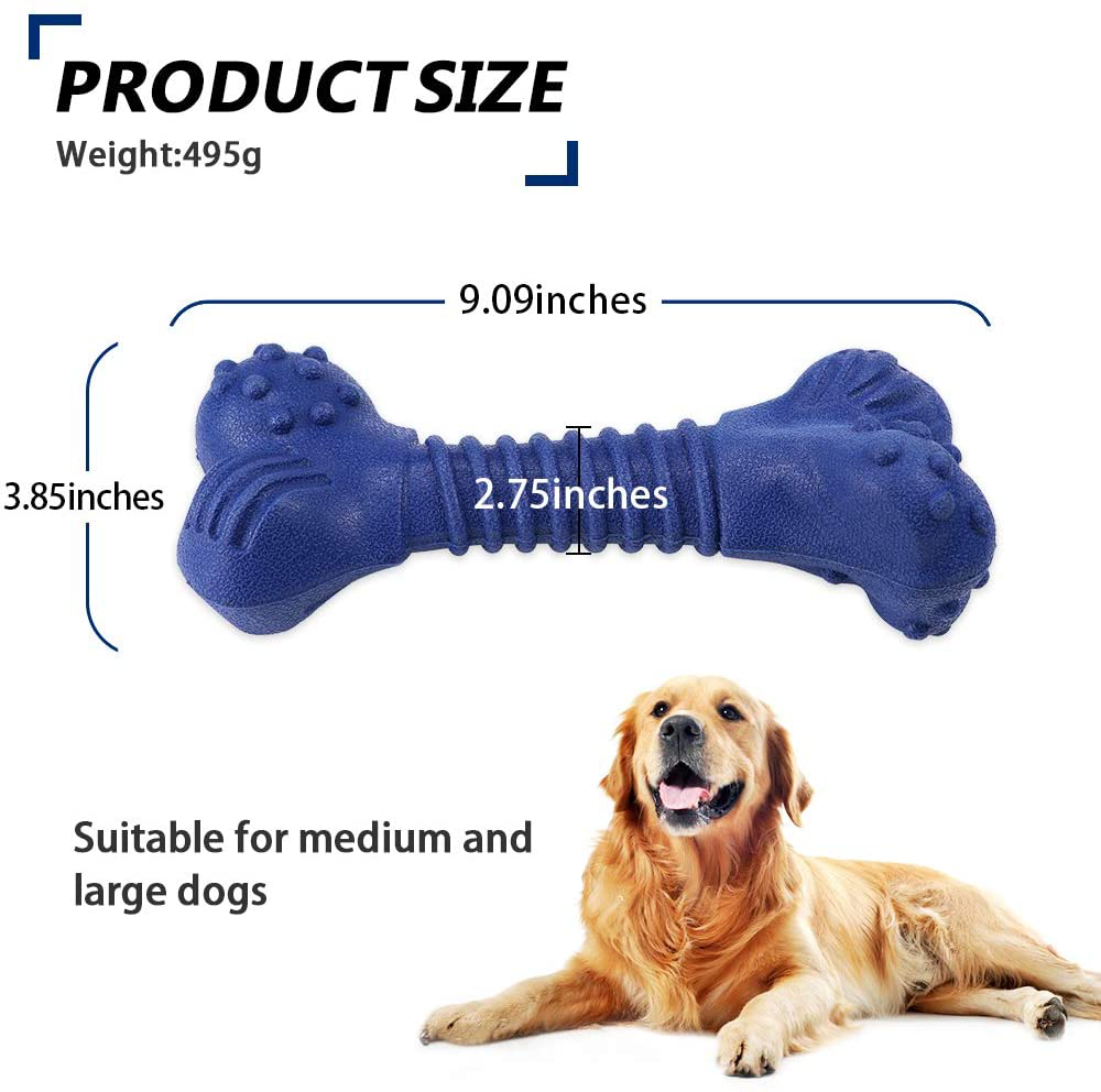 Dog Toys for Aggressive Chewers Tough Dog Chew Toys for Large Medium Dogs Breed Natural Rubber Spring Texture Pattern Animals & Pet Supplies > Pet Supplies > Dog Supplies > Dog Toys Doudele   