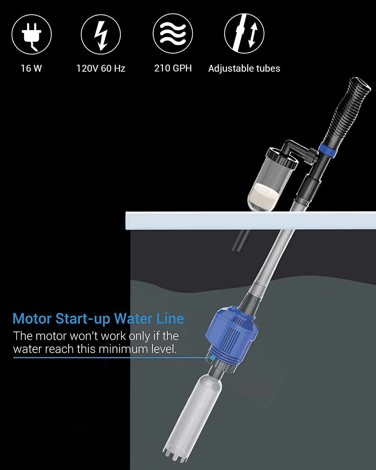 Power gravel outlet cleaner