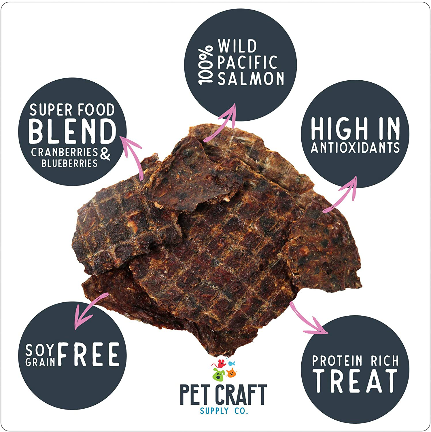 Pet Craft Supply Pure Natural Dried Dog Treats - Salmon Dog Treats - Liver Treats - Training Treats Great for Puppies - Grain Free Animals & Pet Supplies > Pet Supplies > Bird Supplies > Bird Treats Pet Craft Supply   