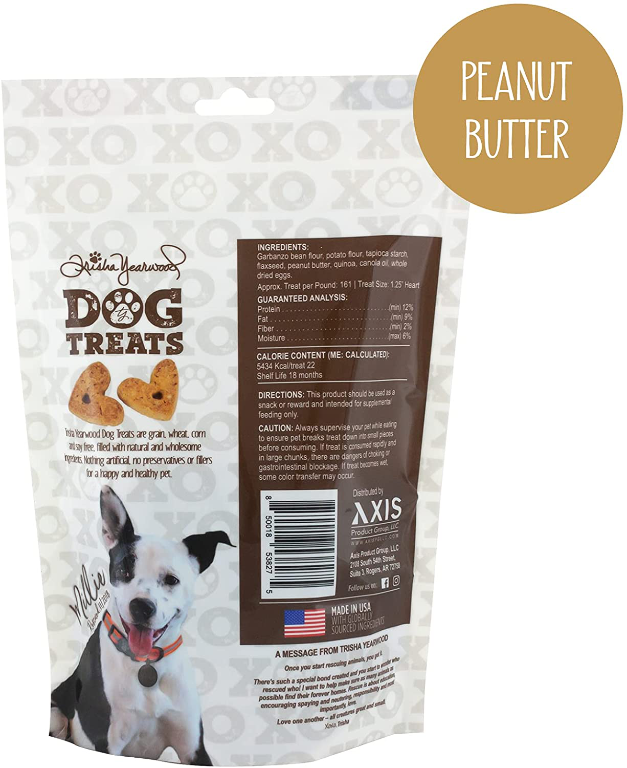 Trisha Yearwood Pet Collection Natural Grain-Free Dog Biscuits (Variety 3 Pack), All-Natural Healthy Dog Treats, Flavors Include Peanut Butter, Cheddar Cheese & Bacon, and Roasted Duck Animals & Pet Supplies > Pet Supplies > Dog Supplies > Dog Beds Trisha Yearwood   