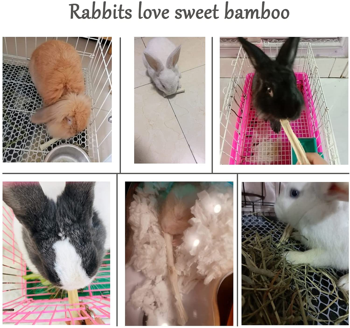 Hamiledyi Rabbit Litter Box,Pet Plastic Square Toilet Rabbit Bedding Potty Training Corner with Small Animal Cage Clean Broom Molar Sweet Bamboo for Bunny Chinchillas Guinea Pigs Animals & Pet Supplies > Pet Supplies > Small Animal Supplies > Small Animal Bedding Hamiledyi   