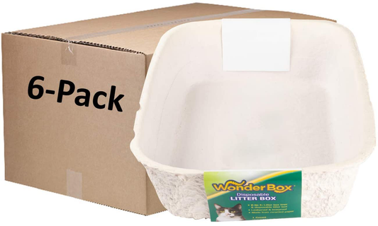 Kitty'S Wonderbox Disposable Litter Box Animals & Pet Supplies > Pet Supplies > Cat Supplies > Cat Furniture Spectrum Brands Pet 6-count  