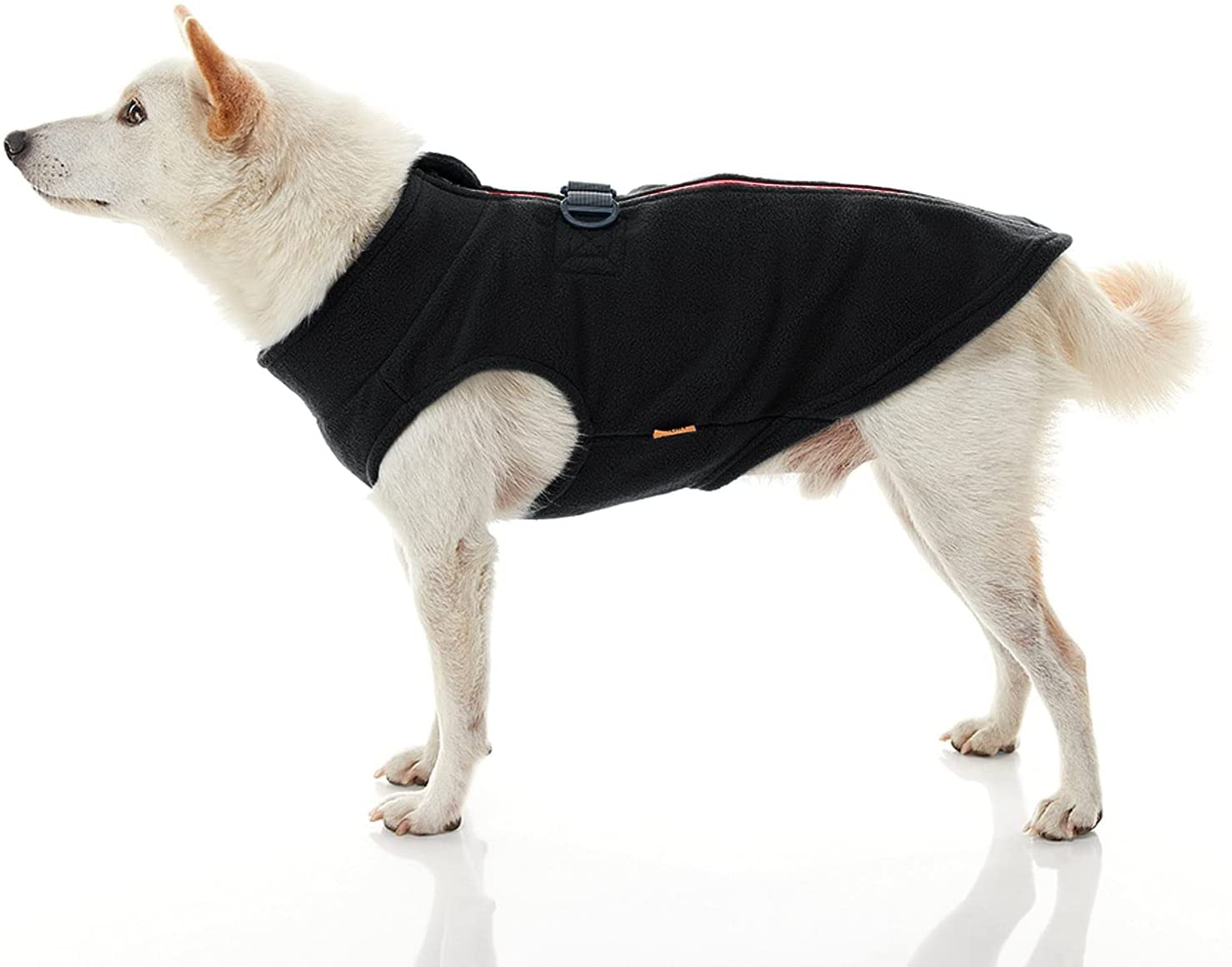 Gooby Zip up Fleece Dog Sweater - Warm Pullover Fleece Step-In Dog Jacket Winter Small Dog Sweater - Perfect on the Go Dog Sweaters for Small Dogs to Medium Dogs for Indoor and Outdoor Use