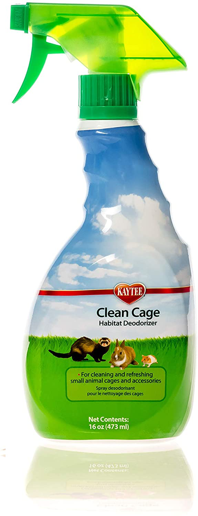 Kaytee Clean Cage Habitat Deodorizer Spray Animals & Pet Supplies > Pet Supplies > Small Animal Supplies > Small Animal Habitat Accessories Kaytee 16-ounces  