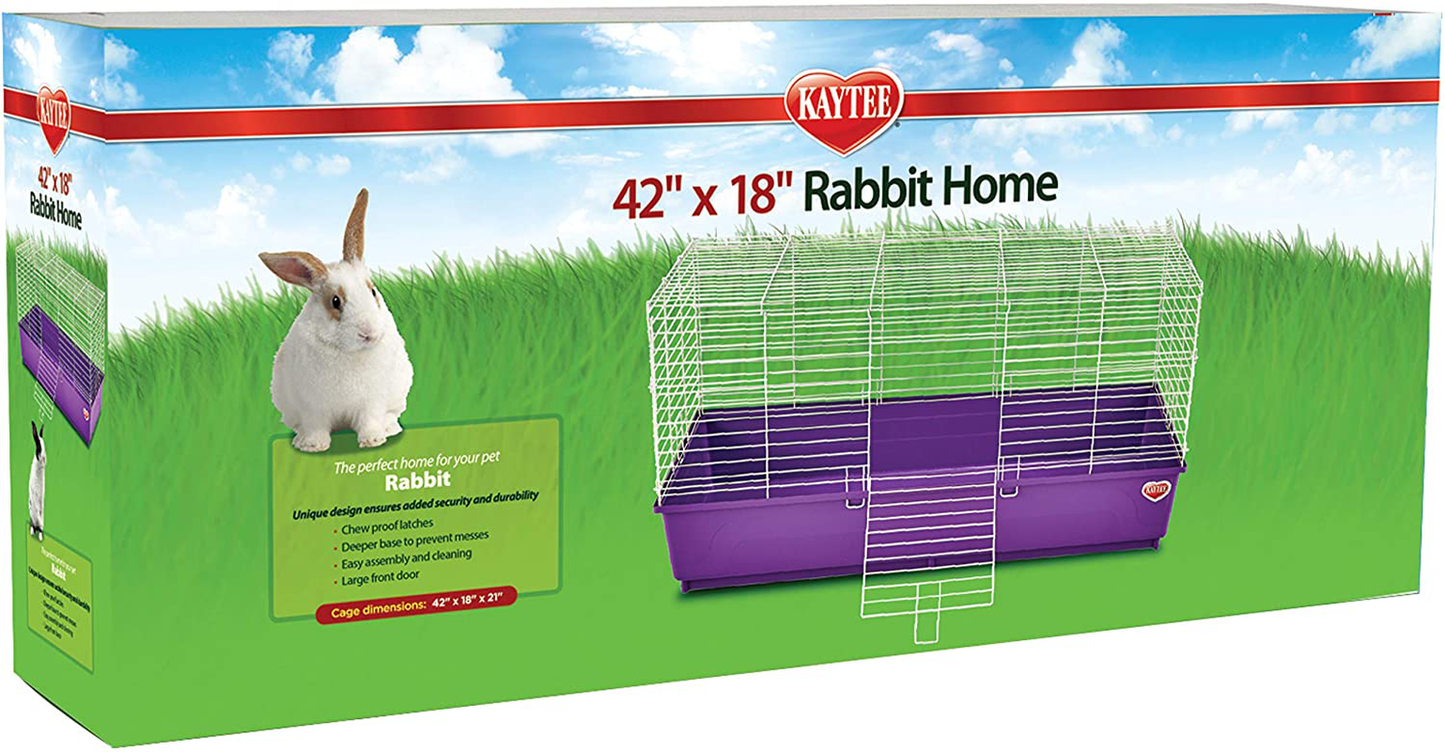 Kaytee My First Home Animals & Pet Supplies > Pet Supplies > Small Animal Supplies > Small Animal Habitats & Cages Kaytee Purple Extra Large 42 x 18 