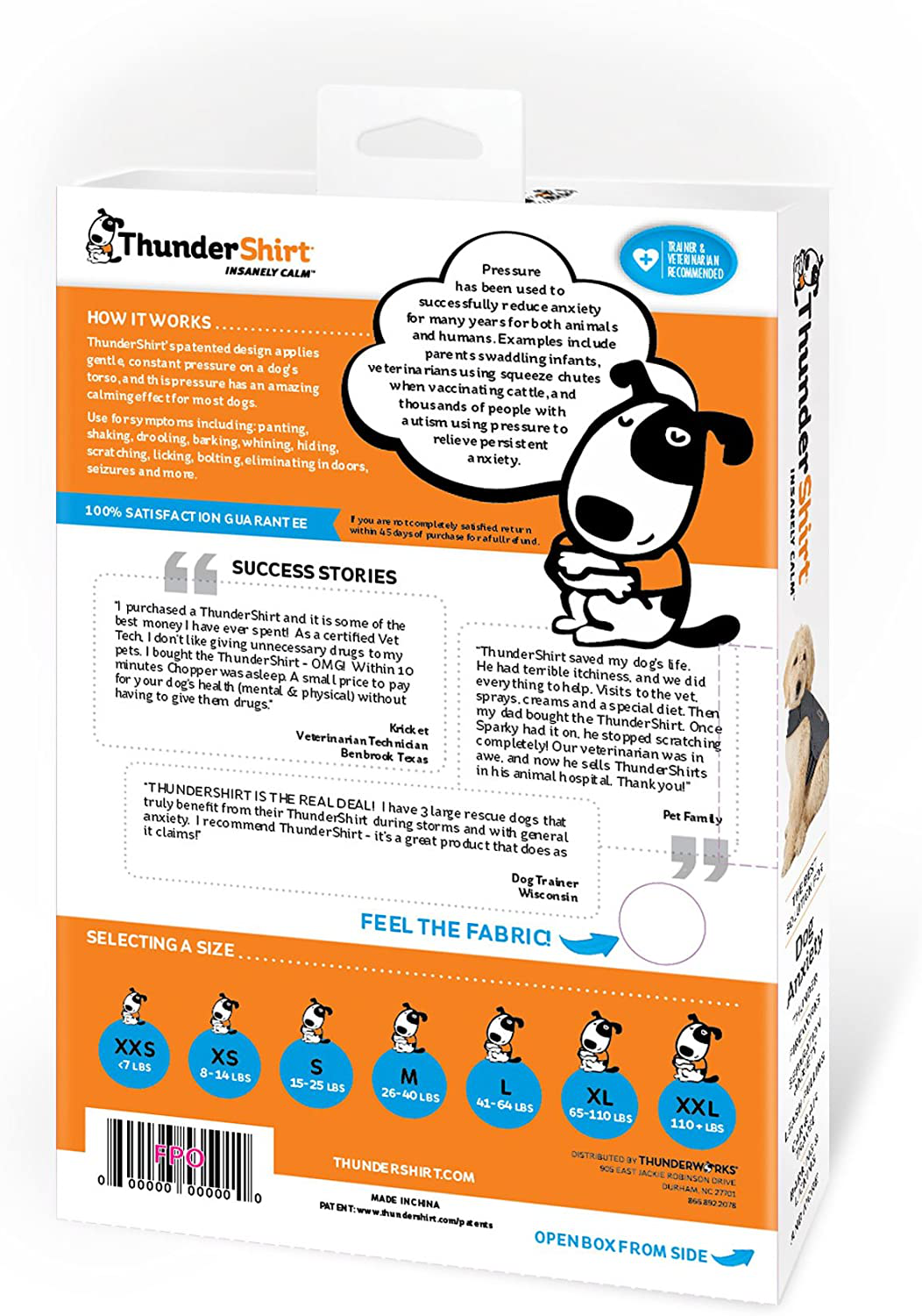 Thundershirt Thundershirt Dog Anxiety Jacket