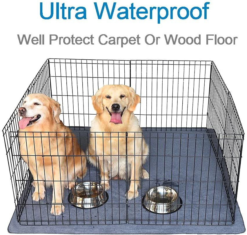 Washable Pee Pads for Dogs - Waterproof Dog Mat Non-Slip Puppy Potty Training  Pads, Reusable Whelping Pads for Dog Crate PlayPen