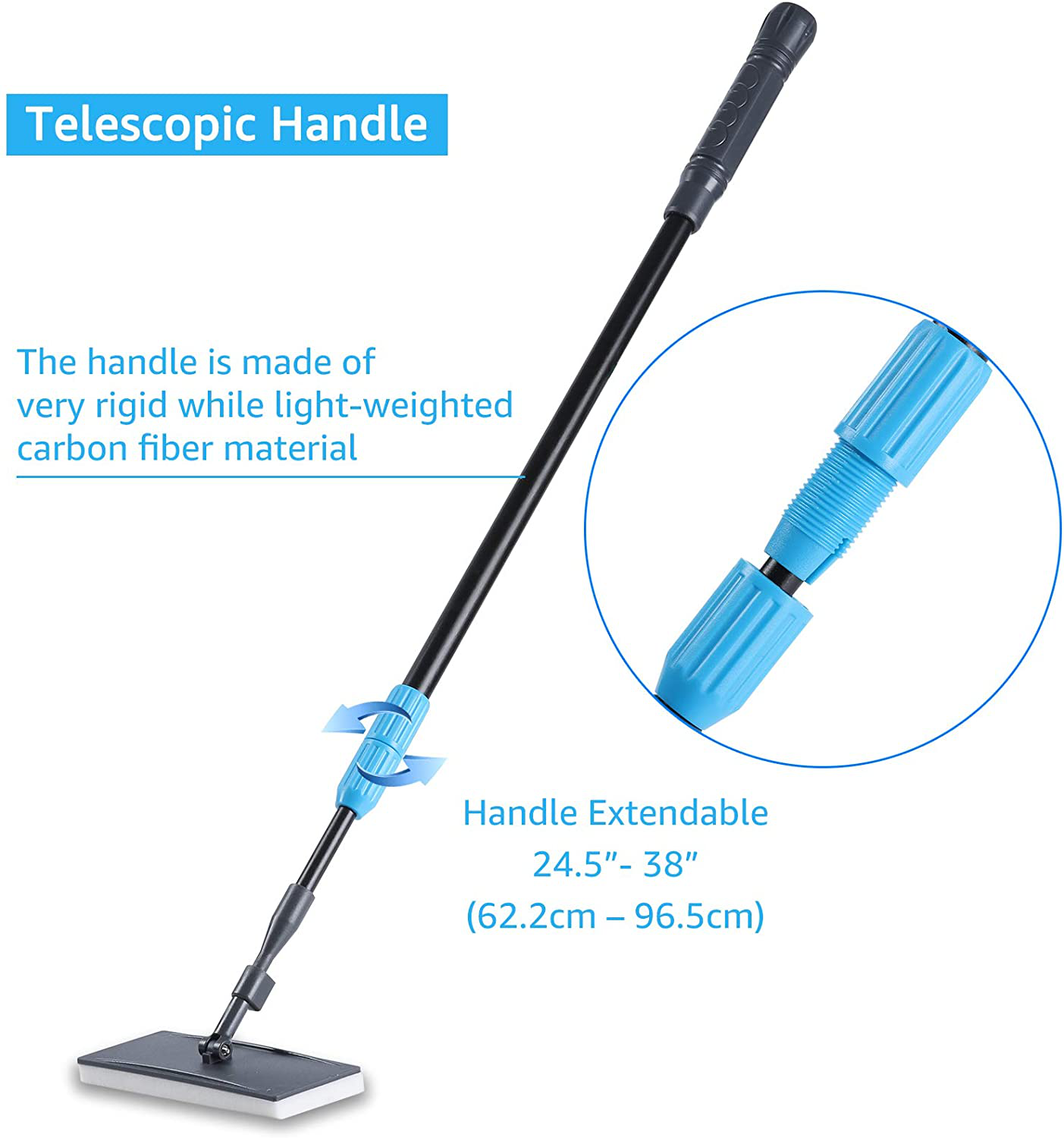 Aquamiracle 6 in 1 Aquarium Cleaning Tool Kit Fish Tank Cleaning