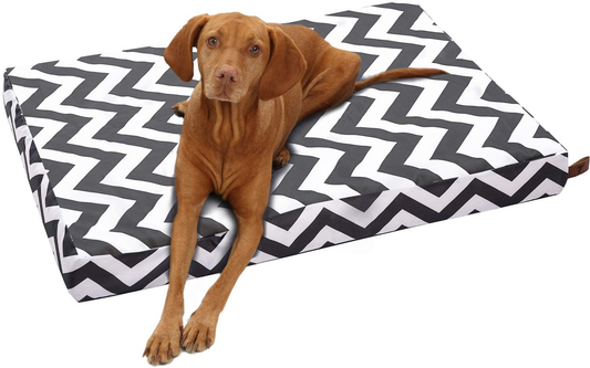 Tempcore Large Dog Bed (M/L/XL) for Small, Medium, Large Dogs up to 50/80/110Lbs -Waterproof Dog Bed with Removable Washable Cover - Orthopedic Egg Crate Foam Water Resistant Pet Mat Animals & Pet Supplies > Pet Supplies > Dog Supplies > Dog Beds Tempcore Grey-Polyline L 36X27 